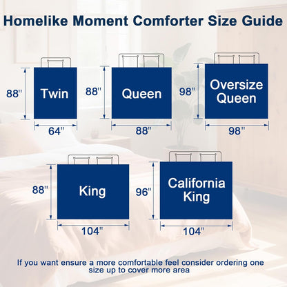 Twin/Twin XL Comforter - Bed Duvet Insert Lightweight