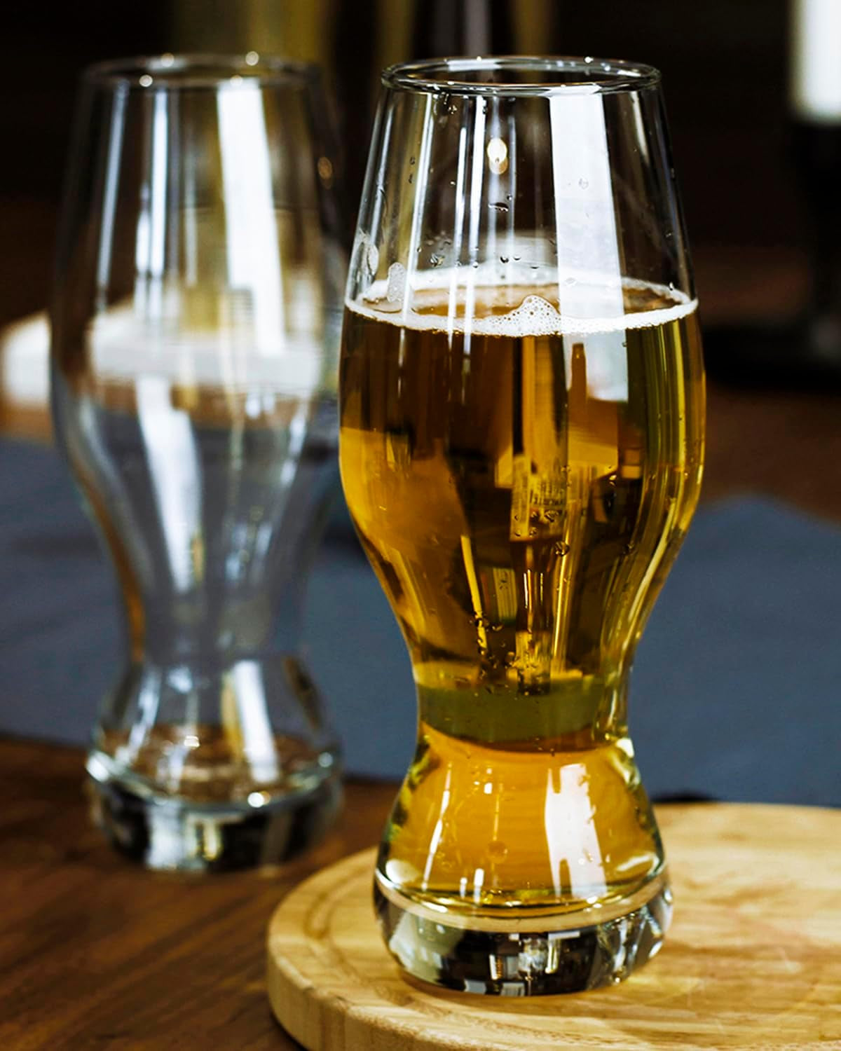 IPA Beer Glasses,Pilsner Beer Glasse,16 Oz,Set of 4