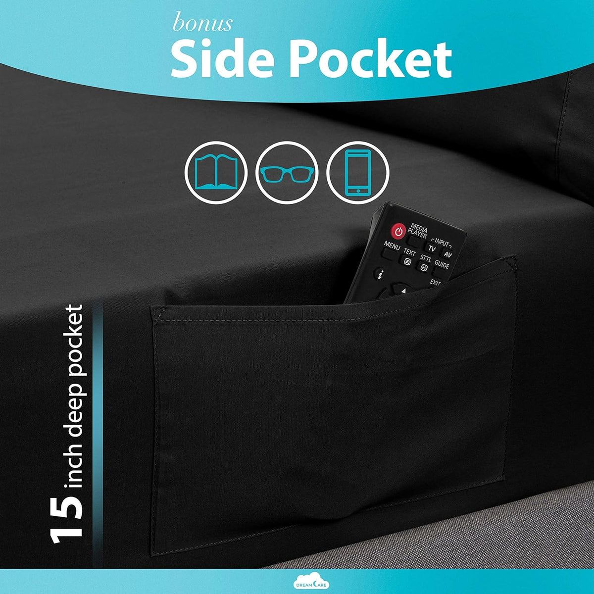 California King Sheet Sets - 6 Pcs Breathable Cooling Sheets
